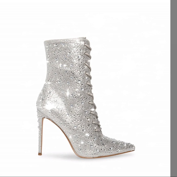Steve Madden Shoes - NIB Rhinestone lace up Boots